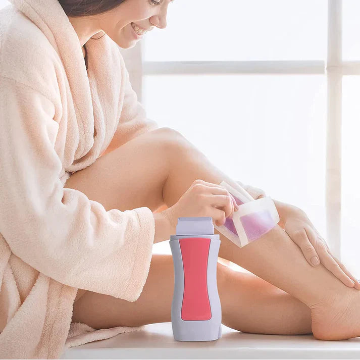 3 In 1 Depilatory Wax Warmer Roller (No More Expensive Salon Visits)